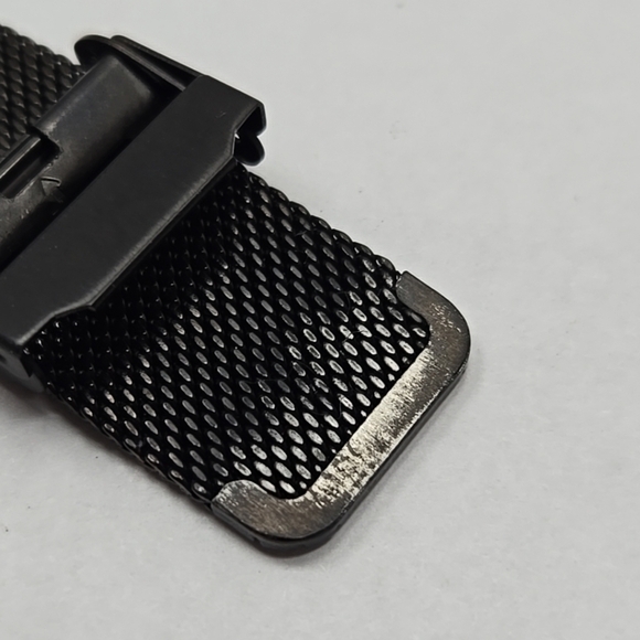 LIGE Dream Black Mesh Stainless Steel Date Quartz Subdial Watch New Battery Mens - Picture 11 of 11